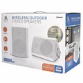 Accoustic Research Acoustic Research  Wireless Bluetooth Weather Resistant Portable Speaker, White 3009518